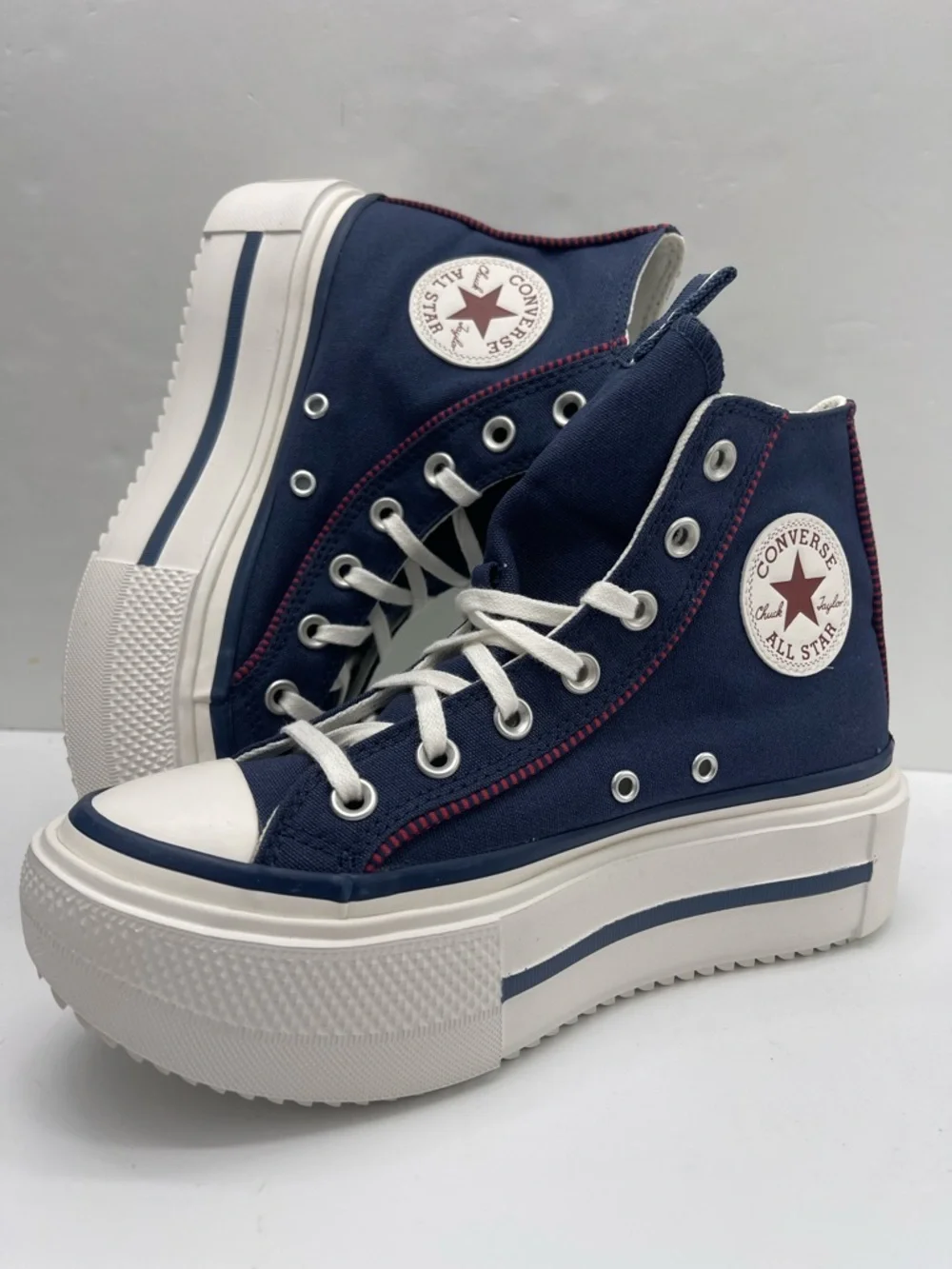 Converse WMNS Chuck Taylor All Star High Top Platform Sneakers Size 7 419252C - Picture 8 of 16